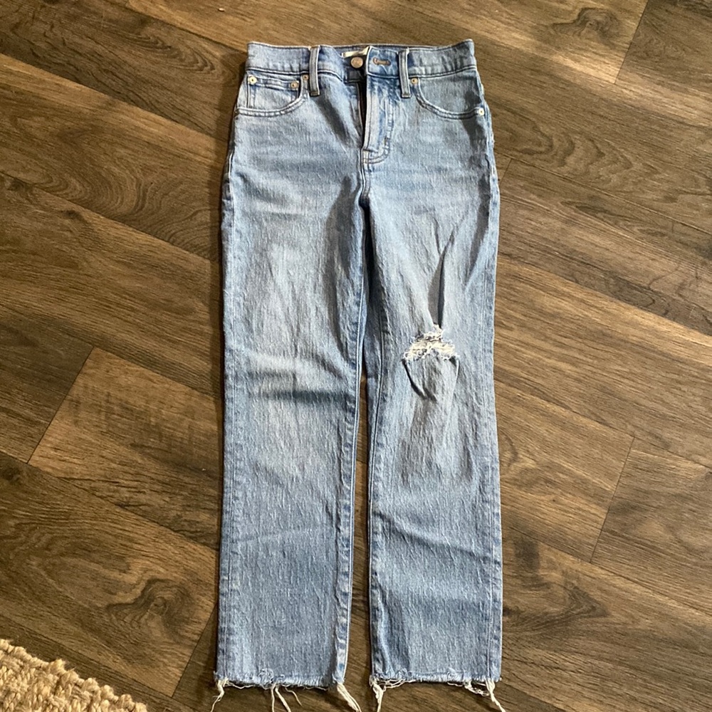 Madewell perfeft vintage crop Jean size 23P